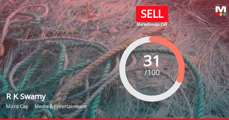 R K Swamy Ltd is Rated Sell by MarketsMOJO