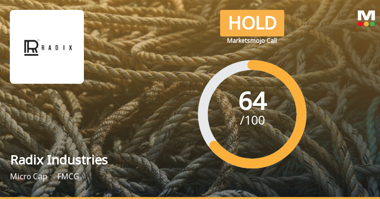 Radix Industries (India) Ltd is Rated Hold