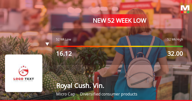 Five Consecutive Losses Push Royal Cushion Vinyl Products Ltd to a New 52-Week Low