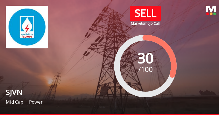 SJVN Ltd. is Rated Sell
