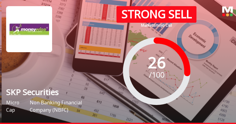 SKP Securities Downgraded to Strong Sell Amid Technical Weakness and Flat Financials