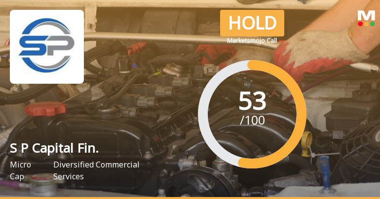 S P Capital Financing Ltd Upgraded to Hold Amid Mixed Technicals and Strong Financials