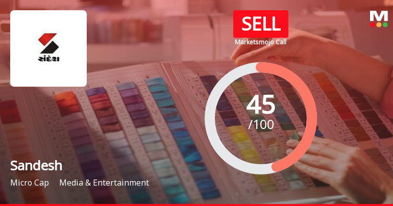 Sandesh Ltd. is Rated Sell