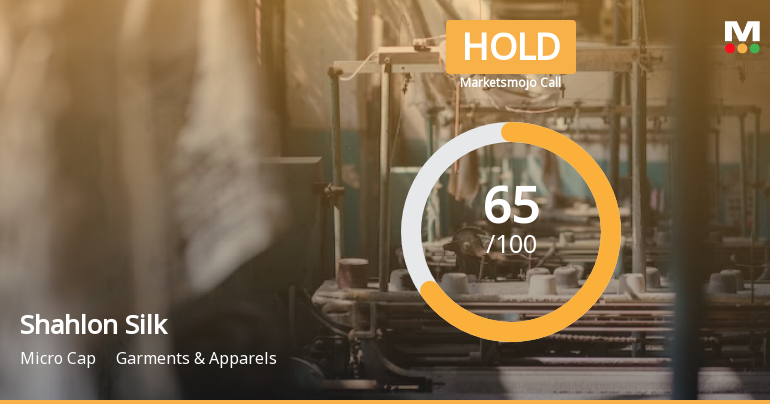 Shahlon Silk Industries Ltd is Rated Hold