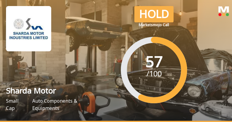 Sharda Motor Industries Ltd is Rated Hold