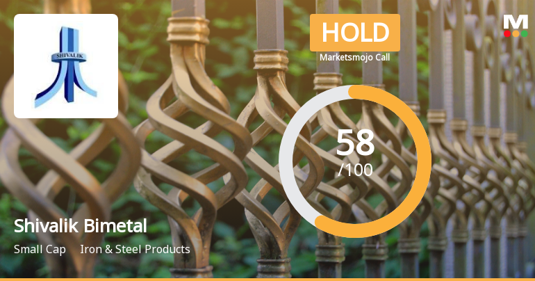 Shivalik Bimetal Controls Ltd Upgraded to Hold on Technical and Financial Improvements