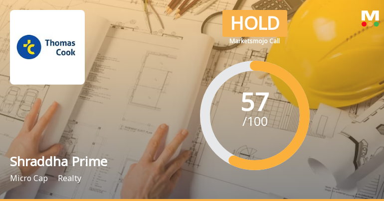 Shraddha Prime Projects Ltd is Rated Hold