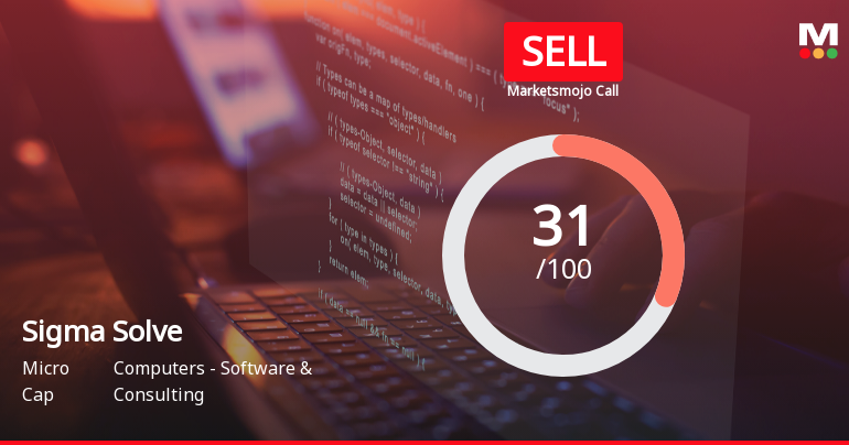 MarketsMOJO Upgrades Sigma Solve Ltd from Strong Sell to Sell on Technical Improvements