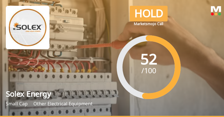 Solex Energy Ltd is Rated Hold by MarketsMOJO