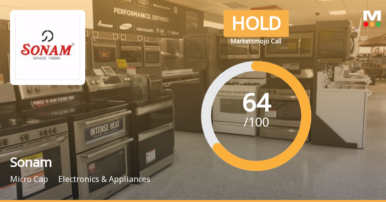 Sonam Ltd is Rated Hold by MarketsMOJO