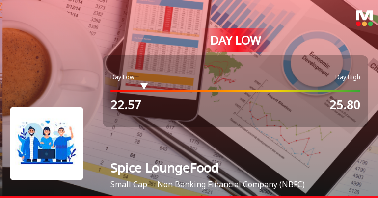 Spice Lounge Food Works Ltd Hits Intraday Low Amid Price Pressure