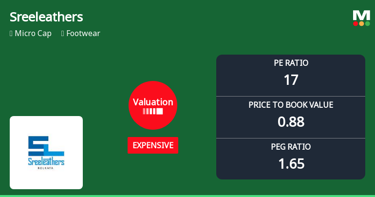 Sreeleathers Ltd. Valuation Shifts Signal Price Attractiveness Challenges