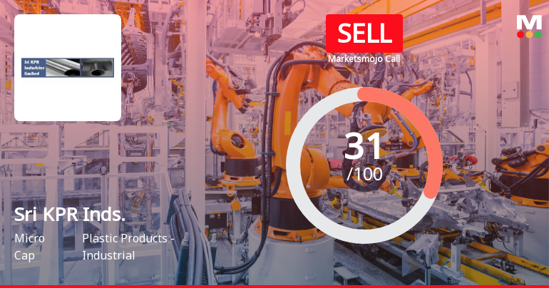 Sri KPR Industries Ltd Upgraded to Sell on Improved Valuation Metrics