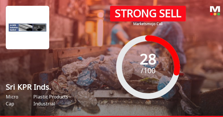 Sri KPR Industries Ltd Downgraded to Strong Sell Amid Mixed Technicals and Expensive Valuation