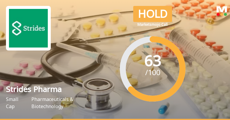 Strides Pharma Science Ltd is Rated Hold