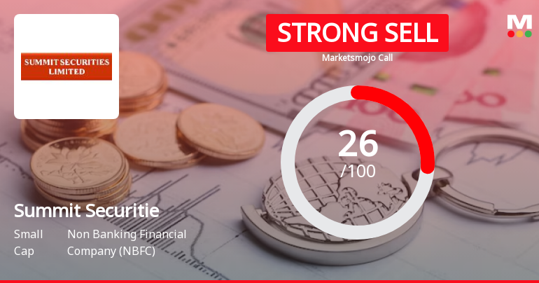 Summit Securities Ltd is Rated Strong Sell