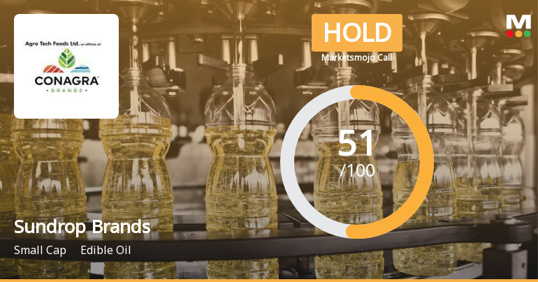 Sundrop Brands Ltd Upgraded to Hold as Technicals Improve Amid Mixed Financial Signals