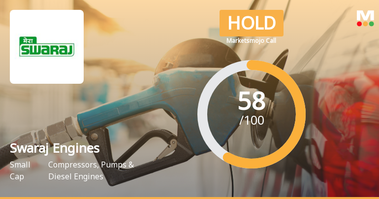 Swaraj Engines Ltd Upgraded to Hold by MarketsMOJO on Technical and Financial Improvements