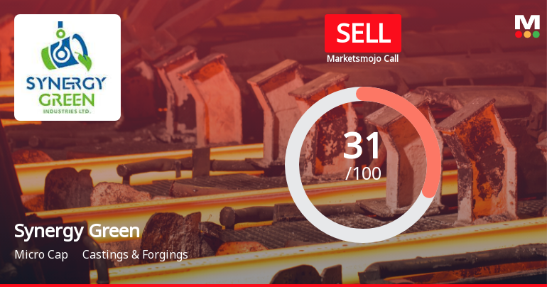 Synergy Green Industries Ltd Upgraded to Sell on Technical Improvements Despite Financial Challenges