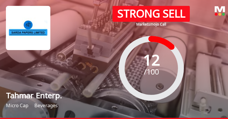 Tahmar Enterprises Ltd is Rated Strong Sell