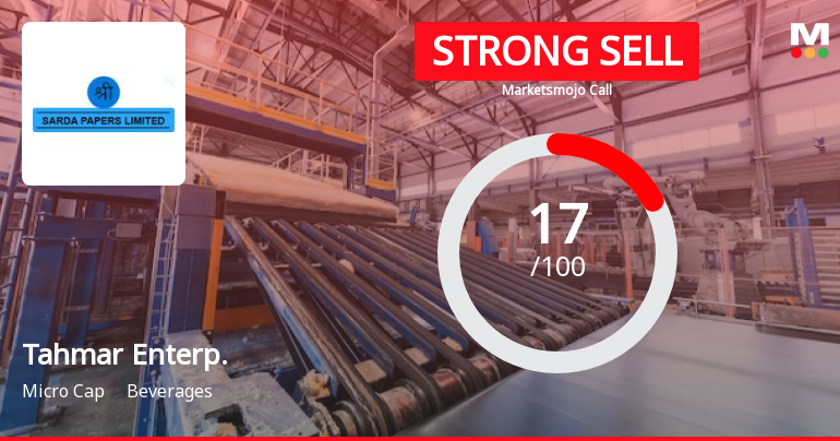 Tahmar Enterprises Ltd is Rated Strong Sell