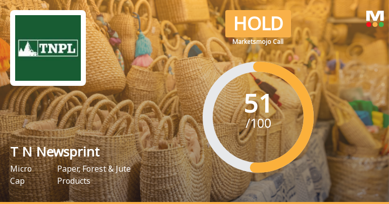 Tamil Nadu Newsprint & Papers Ltd Upgraded to Hold on Technical and Financial Improvements