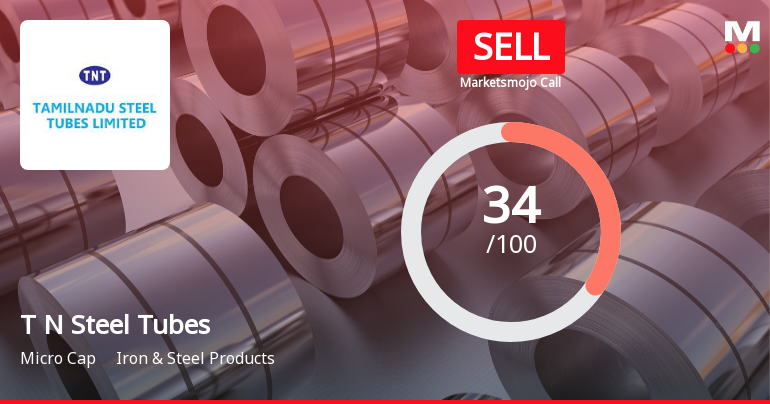 Tamilnadu Steel Tubes Ltd Upgraded to Sell on Technical Improvements Despite Flat Financials