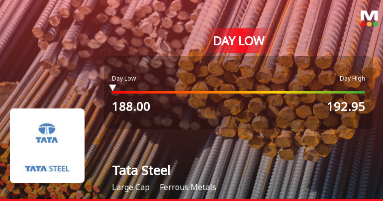 Tata Steel Ltd Hits Intraday Low Amid Price Pressure on 2 Apr 2026