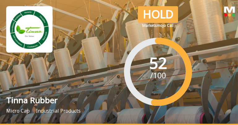 Tinna Rubber & Infrastructure Ltd Upgraded to Hold Amid Mixed Technicals and Strong Financials