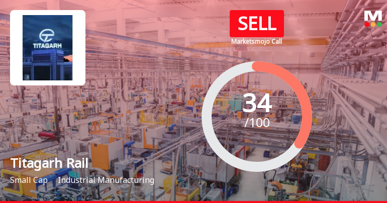 Titagarh Rail Systems Ltd Upgraded to Sell on Technical Improvements Despite Financial Challenges