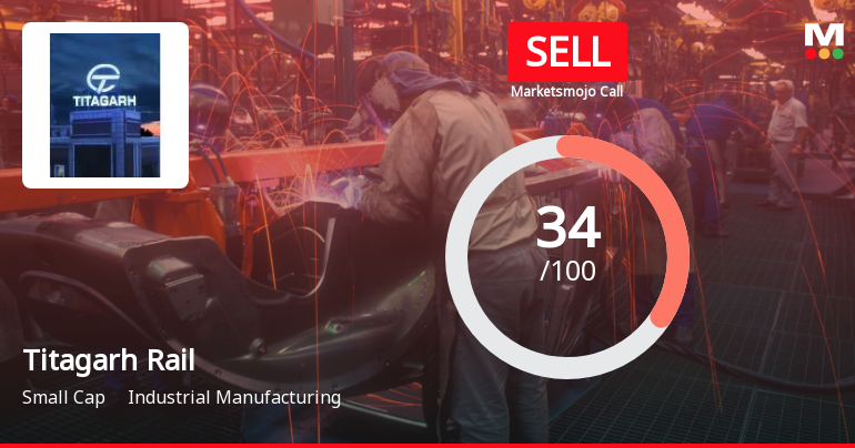 Titagarh Rail Systems Ltd Rating Upgraded to Sell Amid Mixed Technical and Financial Signals