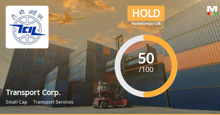 Transport Corporation of India Ltd Upgraded to Hold by MarketsMOJO on Technical Improvements