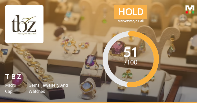 Tribhovandas Bhimji Zaveri Ltd is Rated Hold by MarketsMOJO