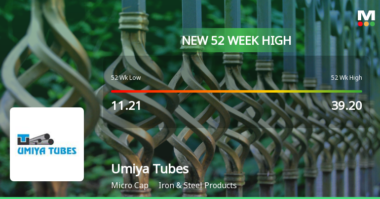 Broad-Based Technical Strength Lifts Umiya Tubes Ltd to 52-Week High of Rs 45.36