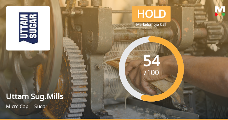 Uttam Sugar Mills Ltd Upgraded to Hold on Technical and Financial Improvements