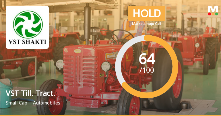 VST Tillers Tractors Ltd is Rated Hold by MarketsMOJO
