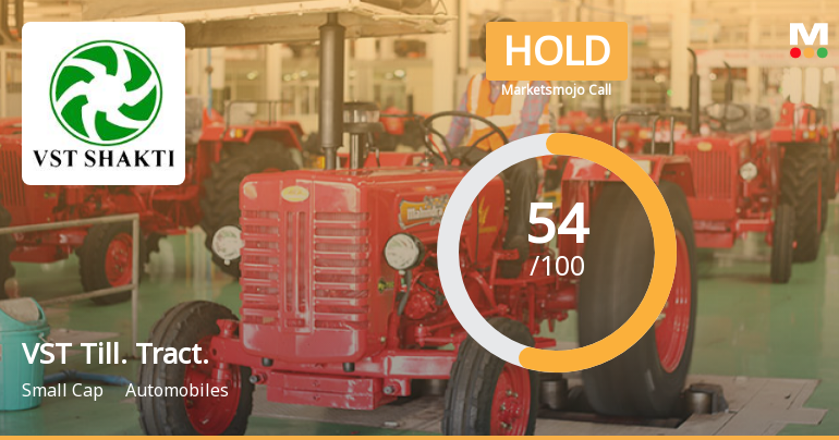 VST Tillers Tractors Ltd is Rated Hold by MarketsMOJO