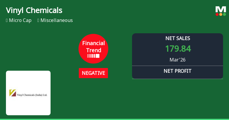 Vinyl Chemicals (I) Ltd Reports Mixed Quarterly Results Amid Financial Trend Stabilisation