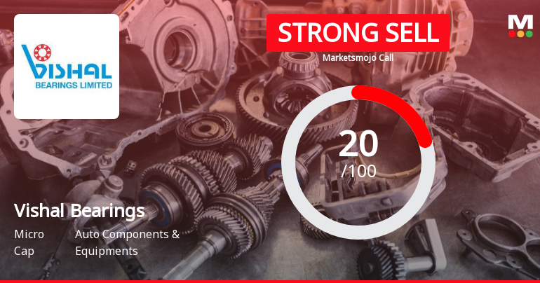 Vishal Bearings Ltd is Rated Strong Sell