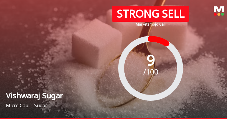 Vishwaraj Sugar Industries Ltd is Rated Strong Sell