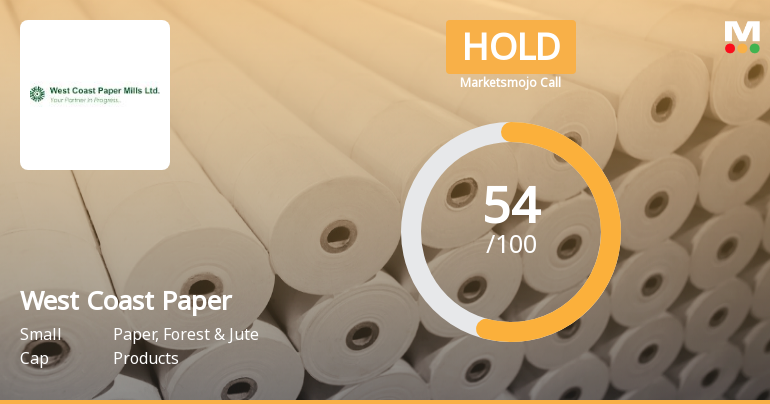 West Coast Paper Mills Ltd Upgraded to Hold on Technical and Valuation Improvements