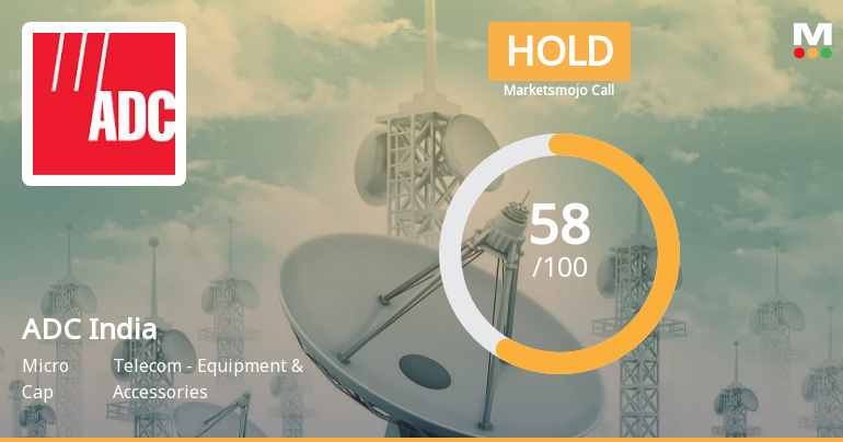 ADC India Communications Ltd is Rated Hold