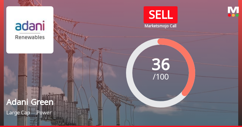 Adani Green Energy Ltd Upgraded to Sell on Technical Improvements Despite Financial Challenges