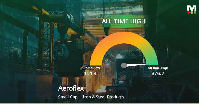 Aeroflex Industries Ltd Hits All-Time High of Rs 376.7 as Momentum Builds Across Timeframes