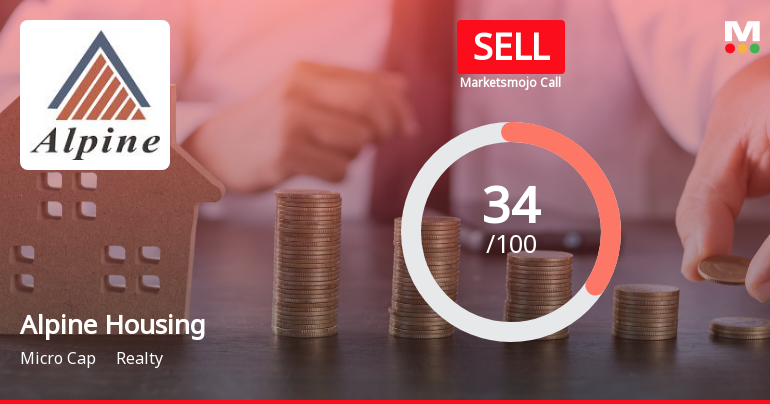 Alpine Housing Development Corporation Ltd Upgraded to Sell on Technical Improvements