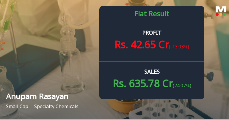 Anupam Rasayan Q4 FY26: Profit Surge Masks Margin Erosion Concerns