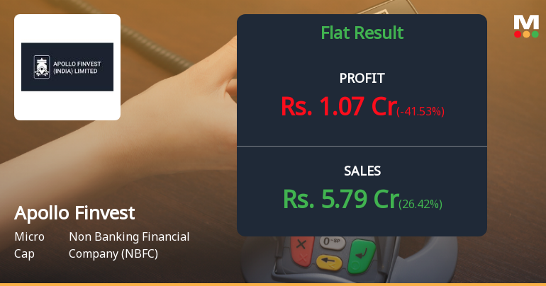 Apollo Finvest Q4 FY26: Sharp Profit Decline Amid Revenue Contraction Raises Serious Concerns