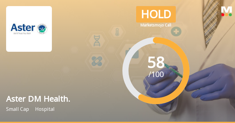 Aster DM Healthcare Ltd is Rated Hold