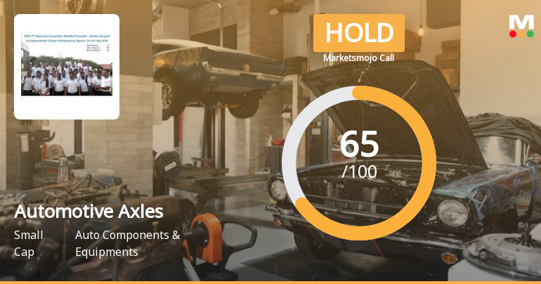 Automotive Axles Ltd is Rated Hold by MarketsMOJO