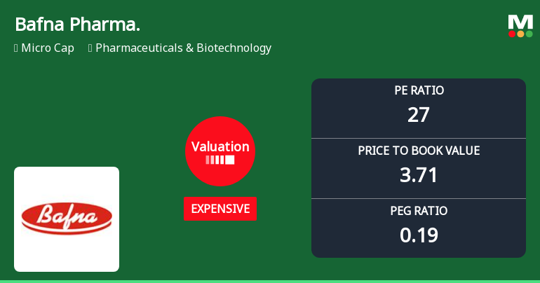 Bafna Pharmaceuticals Ltd Valuation Shifts Signal Price Attractiveness Challenges